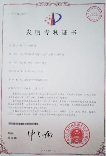 泰安公司专利证书